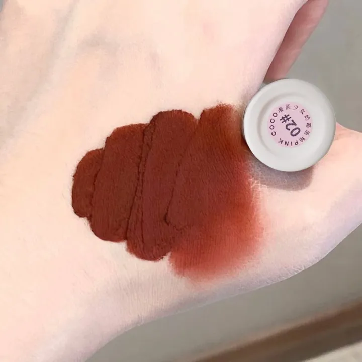 %E3%80%907Rings%20Store%E3%80%91(NEW)Velvet%20Lipstick%20Waterproof%20Long%20Lasting%20Matte%20Velvet%20Lip%20Glaze%20Lip%20Gloss%20Non-Stick%20Makeup%20Lip%20-%20Image%204