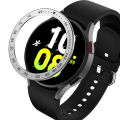 Bezel Ring Cover For Samsung Watch 4, 5 44mm Metal Frame Protector Shell Bumper. 