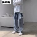 Denim Trousers Male Jeans Denim Cargo Pants Baggy Wide Leg Jeans Casual Autumn Winter Korean Streetwear Hip Hop Cowboy. 