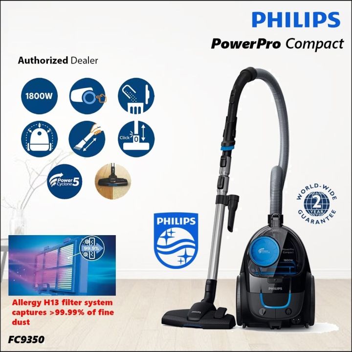 Philips%20PowerPro%20Bagless%20Vacuum%20Cleaner,%20FC9350/01%20-%20Image%206