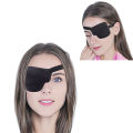 Pirate Eye Patch Unisex Black Single Eye Patch Eyepatch One Eye Concave EyePatch Sunlight Mall. 