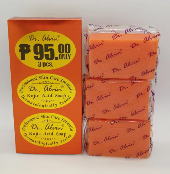 Dr%20Alvin%20Kojic%20Acid%20Soap%2090g%20x%203%20(Philippine)%20-%20Image%204
