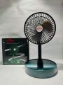 Compact Fan INDIANA brand Portable Mini Desk Fan Rechargeable Table Fans with Battery USB Type C Cable Wire Three-Speed Wind for Car Outdoor Household Use. 