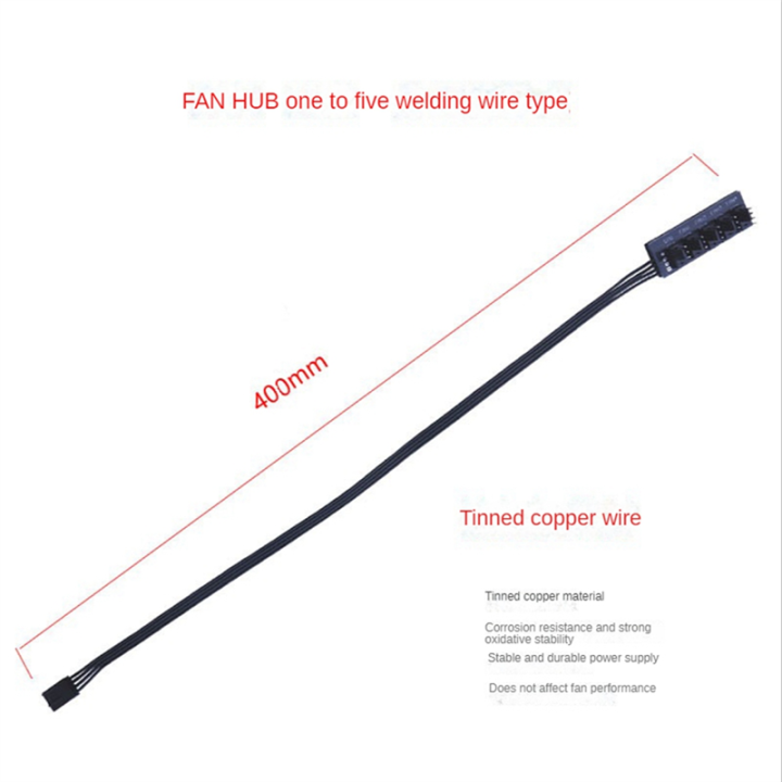 40cm%201%20to%205%204-Pin%20Molex%20TX4%20PWM%20Fan%20CPU%20HUB%20Splitter%20PC%20Case%20Chasis%20Cooler%20Extension%20Cable%20Adapter%20Controller%20-%20Image%207