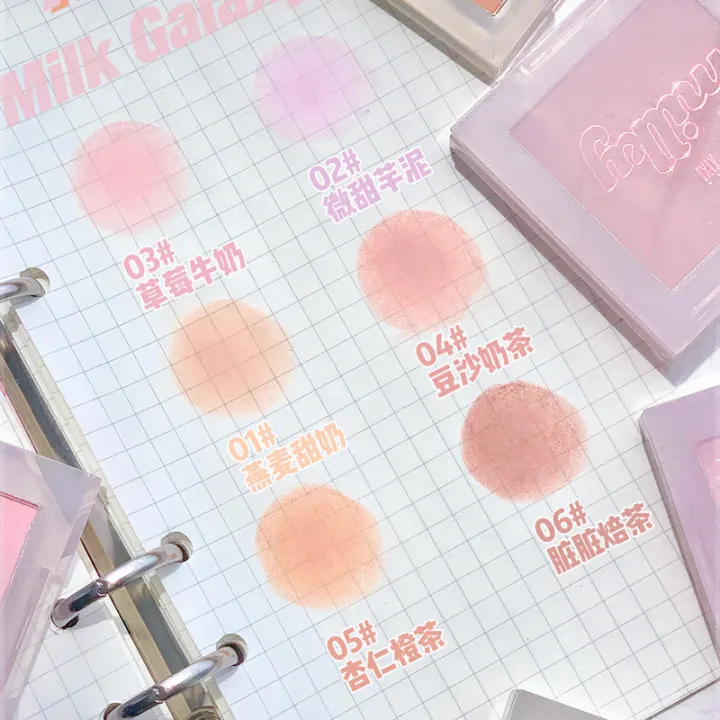 xixi%20Milk,%20Galaxy%20Soft%20Mist%20Blush,%20Novice,%20Small%20and%20Portable,%20Natural%20Nude%20Makeup,%20Purple%20Matte,%20Bean%20Sha,%20Milk%20Tea%20Blud%20-%20Image%204