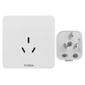 16 Amp 3 Flat Pin Plug 86 Type Socket For Air Con Water Heater Ac100~250v 16a.
