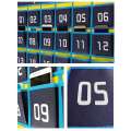 5X 36 Numbered Pockets Chart Cell Phone Hanging Organizer Hanging Storage Bag.