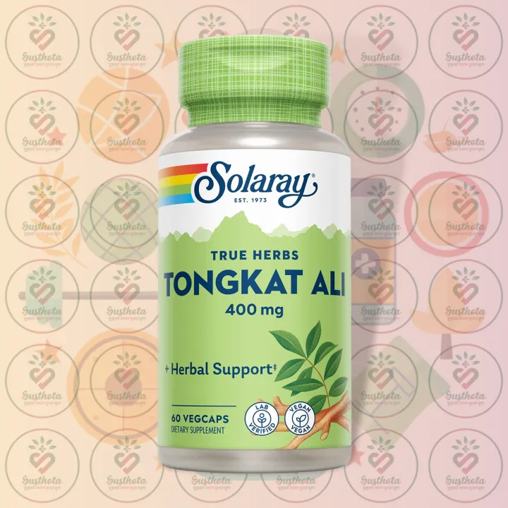 Solaray Tongkat Ali – 400 mg – 60 VegCaps – with Eurycoma Longifolia ...
