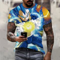 T-shirts Dragon Ball Z Goku Short Sleeve Shirt Men Vegeta T-shirt Ropa High Quality Clothing 2024 Oversized Streetwear Y2k. 