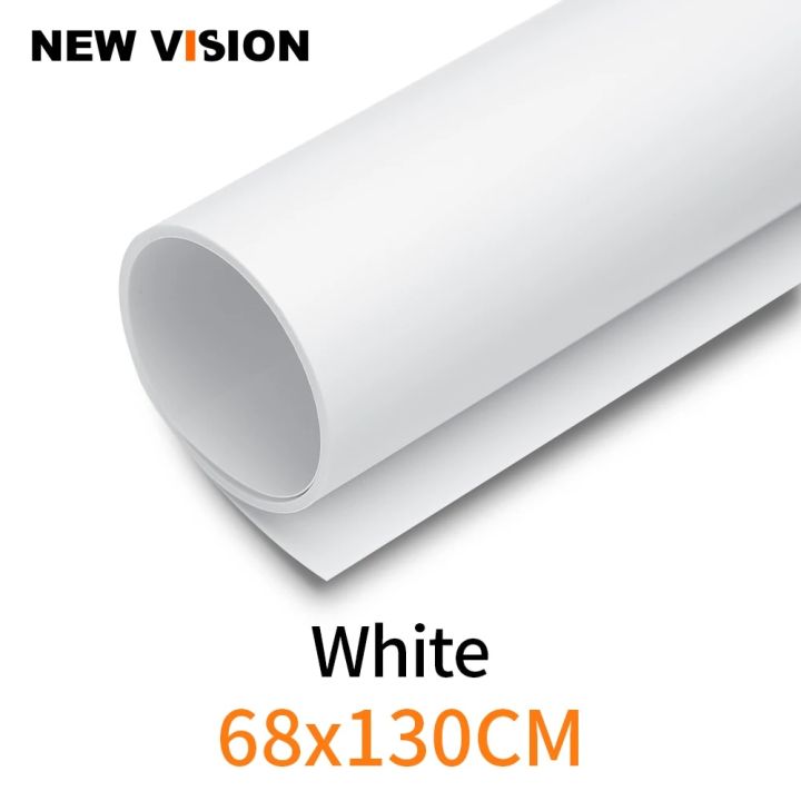 White 68x130cm 27*51inch Photography Backdrop Paper Matte PVC Vinyl Seamless Background Seamless Water-proof
