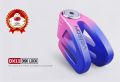 VEISON DX11 6mm Anti Acid Anti-Theft 3 Key Disc Brake Lock Multicolor.