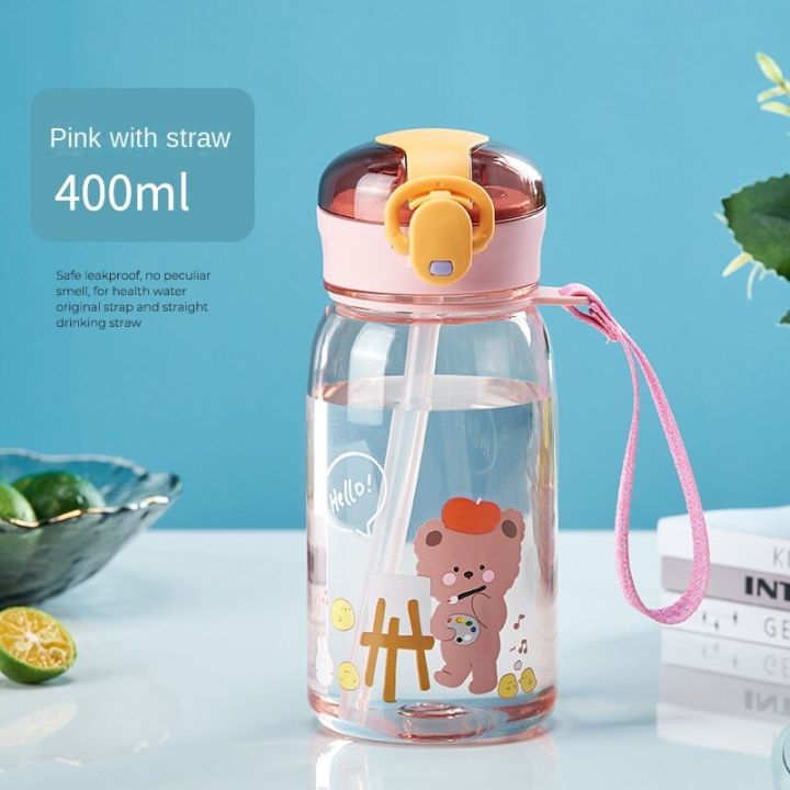 1Pc%20Kids%20Water%20Sippy%20Cup%20With%20Straw%20Cartoon%20Leakproof%20Water%20Bottles%20Outdoor%20Portable%20Drink%20Bottle%20Children's%20Lovely%20Cup%20-%20Image%202