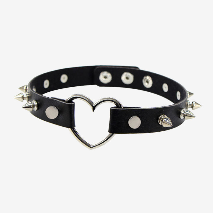 %E3%80%903C%20VictoryEagle%E3%80%91Punk%20Collar%20Choker%20Black%20PU%20Leather%20Heart%20Cross%20Spike%20Necklace%20Cosplay%20Body%20Accessories%20Trend%20Jewelry%20-%20Image%209