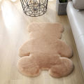 Bear rug super soft carpet Modern Living room bedroom Antiskid mat Fluffy Floor Carpets Decor Rugs white brown children doormat. 