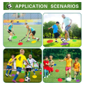60Pcs Colored Spot Marker Non-Slip Agility Markers Flat Cones Dots for Football Basketball Training Dance Practice. 