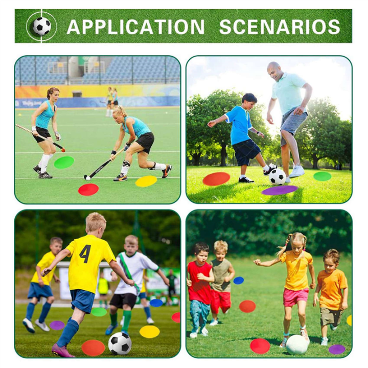 60Pcs%20Colored%20Spot%20Marker%20Non-Slip%20Agility%20Markers%20Flat%20Cones%20Dots%20for%20Football%20Basketball%20Training%20Dance%20Practice%20-%20Image%203