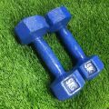 Dumbbell Set 10kg (5kg+5kg) - Blue.