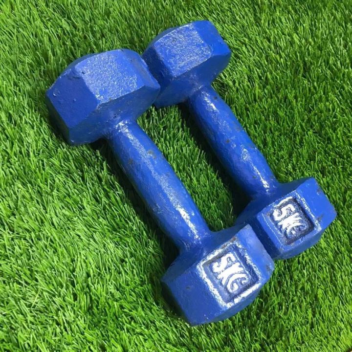 Dumbbell Set 10kg (5kg+5kg) - Blue