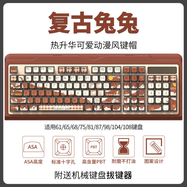 Factory%20direct%20mechanical%20keyboard%20keycaps%20are%20wear-resistant,%20non-fading,%20translucent,%20PBT%20material,%20sublimation,%20retro%20rabbit%20keycaps%20-%20Image%202