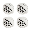 4 PCS Clean Ball Keeps Bag Clean Backpack Clean Ball Inner Sticky Ball Inside Picks Up Dust, Dirt, Crumbs in Purse Bag Cleaning Accessories White. 