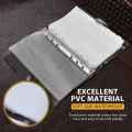 11Pcs A6 Budget Binder PVC 6 Ring Refillable Binder Cover with 9 Binder Pockets/1 Binder Card / 1 Label (Black Stars). 