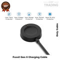 Fossil Gen6 Magnetic Charging Cable 2 Pin High Quality USB Charger Cable USB Charging Cable Dock Bracelet Charger for Fossil Gen6 Smart Watch. 