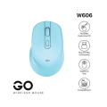 Fantech Go W606 Wireless Blue Optical Mouse. 