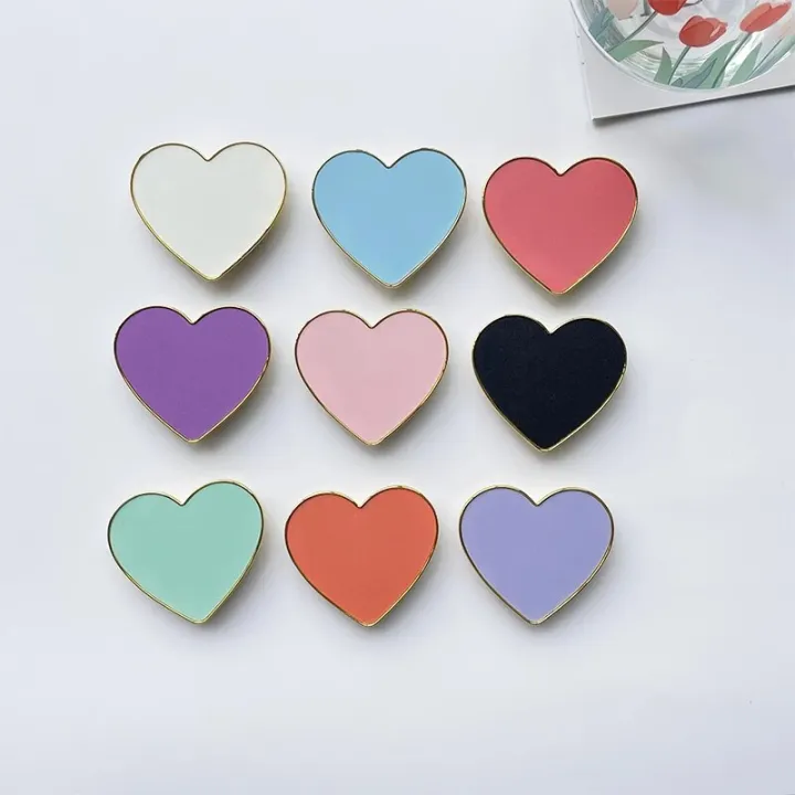 Glossy%20Color%20Phnom%20Penh%20Love%20Heart%20Foldable%20Grip%20Tok%20Elastic%20Phone%20Holder%20Support%20Finger%20Ring%20Talk%20Socket%20Universal%20-%20Image%205