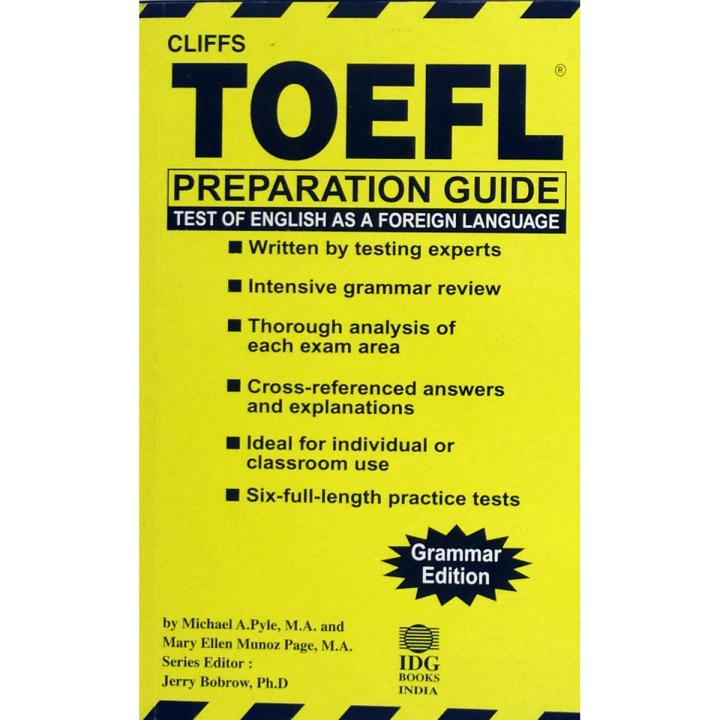 CLIFFS TOEFL PREPARATION GUIDE - book