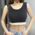 Warm Suspender Underwear Student Thermal Underwear Sexy Thermal Underwear Plush Thermal Underwear Underlay Warm Vest. 