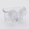 Double Strong Vacuum Suction Cup Storage Box Rack Bathroom Shelf Wall Stand Rack. 
