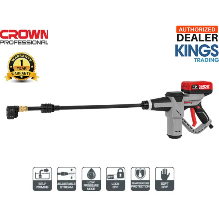 CROWN%20Cordless%20High%20Pressure%20Washer,%20Car%20Washer,%20Bike%20Washer,%2020V%204Ah%205Bar%20with%20Battery%20&%20Charger%20CT63002HX-4%20-%20Kings%20Trading%20-%20Image%202