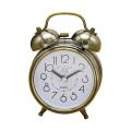 Retro Alarm Clock Silent Pointer Clocks Dual Bell Night Light Bedroom Decor Home Decor Vintage Antique Portable Alarm Clock. 