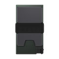SEMORID New Men Business Credit Card Pop Up Wallet RFID Blocking Slim Minimalist Card Holder (Binding strap + aluminum sheet).