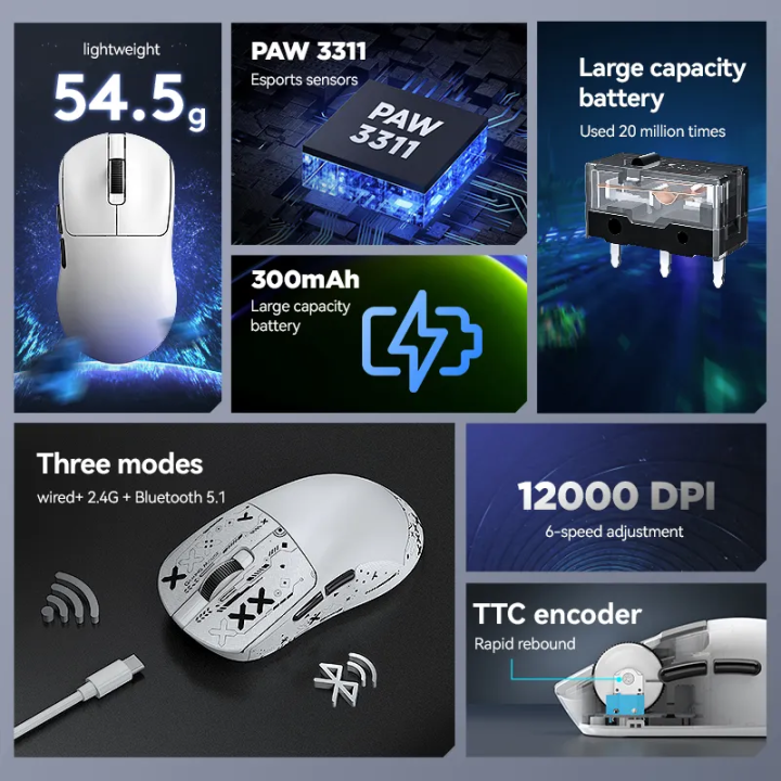 T-WOLF%20X9%20mouse%20Tri-mode%20Wireless%20Mouse%20Lightweight%20Pixart%203311%20E-sports%20Game%202.4G%20BT%20USB%20Wired%20Mouse%20rechargeable%20With%20Frip%20Tape%20-%20Image%206