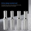 11pcs 1/4 inch Drive Deep Socket Set Socket Hex Reparatie Tool. 