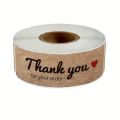 Labeled gifts and commercial packaging decoration personalized paper DIY gifts 120pcs/roll kraft paper thank you stickerscosplay.