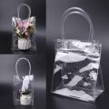 Hot Transparent Shoulder Handbag Bag For Women Trend PVC Bag Jelly Tote Fashion Fashion Clear B2I5.