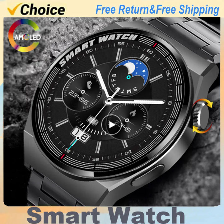 Smart Watch for Huawei Xiaomi Men Women Watch Amoled Blutooth Call Sport Waterproof Heat Rate SmartWatch pk Gt3 Pro Watch Ultra