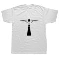 Pilot Airplane T Shirt Men Summer Short Sleeve Eat Sleep Fly Repeat Vintage T-Shirt Cotton Tees Black.