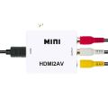 HDMI to AV 1080P Converter HDMI to RCA Audio Video CVBS Adapter FREE (3/3 AV CABLE একটা ফ্রি ).