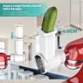 Slicer Shredder Attachments, Fresh Prep Vegetable Slicer for Kitchenaid Stand Mixer, Salad Maker with Cleaning Brush. 