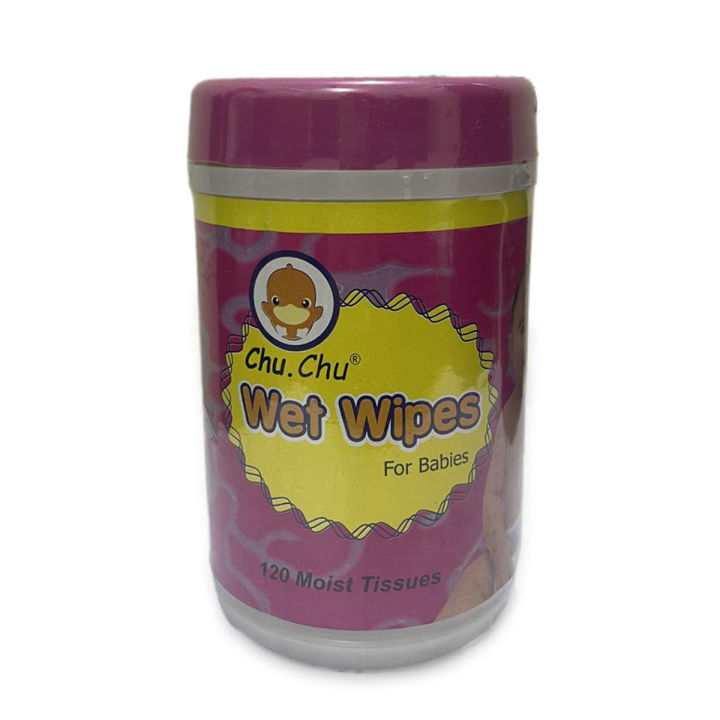 Chu Chu Baby Wipes Jar - 120 Pcs