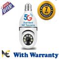 PTZ Bulb System 360 Degree WiFi Panorama IP Camera. 