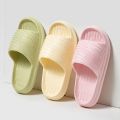 Soft Eva Thick Platform Slippers for Women Indoor Bathroom Flip Flops Anti Slip Flat Heels Beach Sandals Ladies Summer Shoes. 