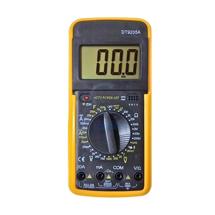 DT9205A%209205A%20Digital%20Multimeter%20DT9205A%20Voltage%20Ampere%20Ohm%20Meter%20Test%20Probe%20Extra%20Large%20Screen%20LCD%20Display%20Full%20Range%20Protection%20With%20Auto%20Power%20Off%20-%20Image%202