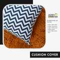 Decorative Cushion Cover, Navy Blue (16"x16") Only Cover. 