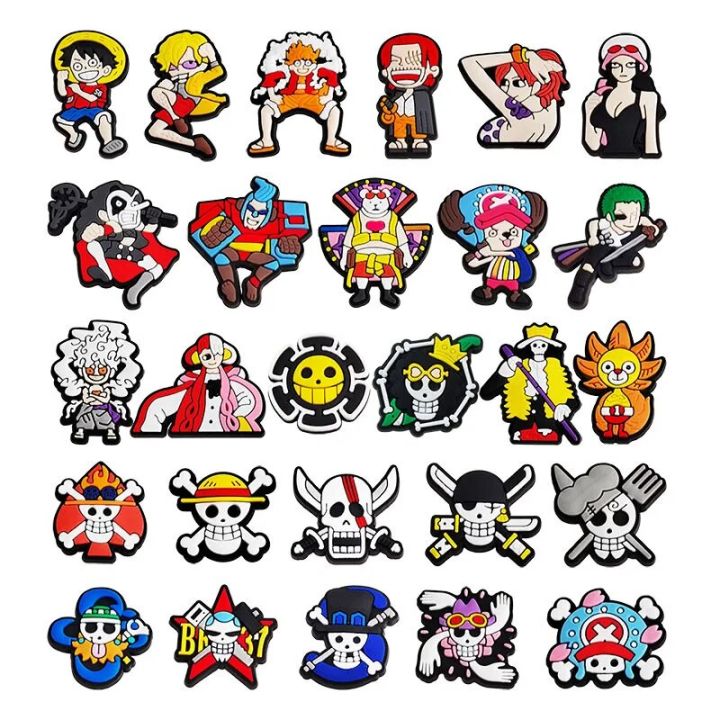 Hot%20Toys%209-25pcs%20Japanese%20Anime%20One%20Piece%20Croc%20Charms%20PVC%20Cartoon%20Shoe%20Charms%20accessories%20Decoration%20Buckles%20Fit%20Croc%20JIBZ%20Charm%20-%20Image%205