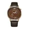 Men's Ultra thin Calendar Quartz Couple Belt Waterproof Women's Watch. 