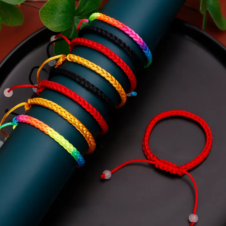 1/10pcs%20Woven%20Bracelet%20Adjustable%20Couple%20Red%20Handmade%20Knot%20Braided%20Rope%20Bracelets%20Charm%20Jewellery%20For%20Women%20Men%20-%20Image%208